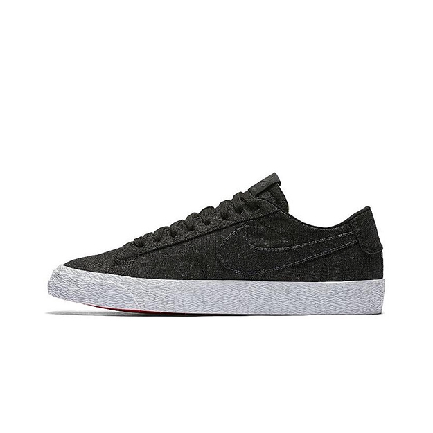推荐商品：Nike SB Blazer Zoom 滑板鞋 板鞋 拼接时尚复古防滑耐磨透气运动休闲舒适百搭 Black Anthracite 黑色麂皮
