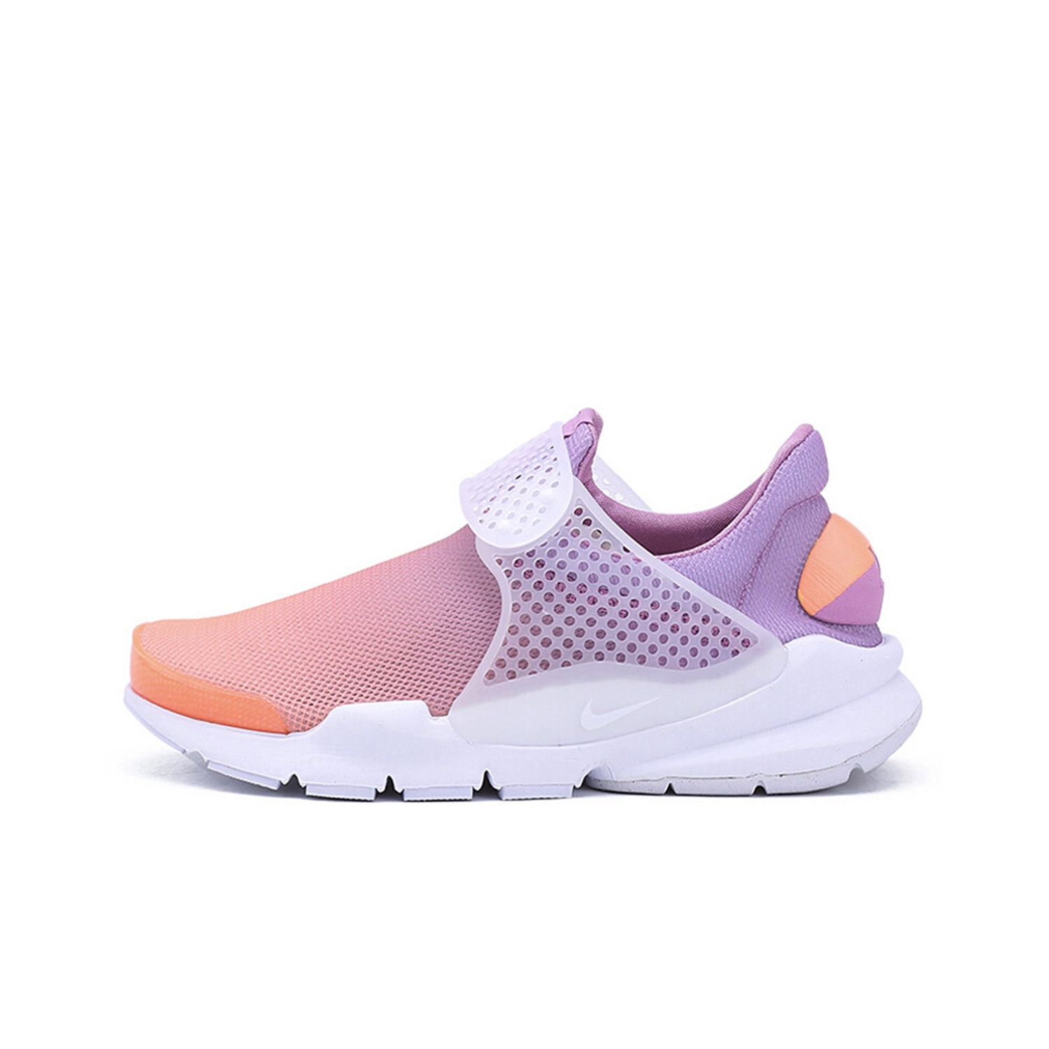 推荐商品：Nike Sock Dart 运动休闲鞋 防滑耐磨轻便透气织物低帮圆头支撑 Gradient Sunset Glow 粉紫渐变