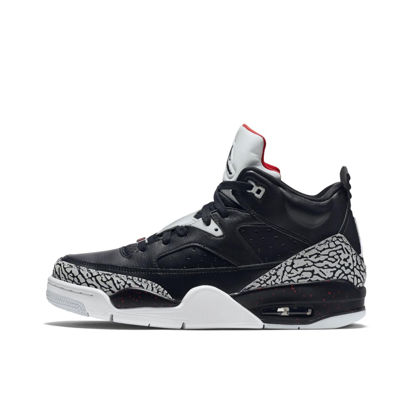 推荐商品：Air Jordan Son of Mars 火星之子 篮球鞋 复古时尚防滑耐磨减震包裹性拼接合成革织物 Low Black Cement 黑水泥