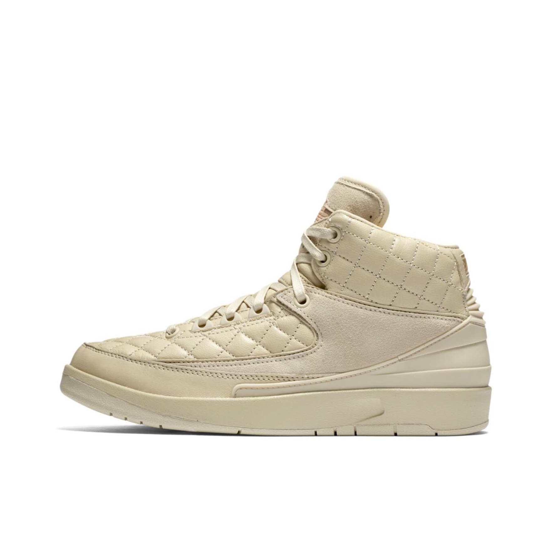 推荐商品：Air Jordan 2 运动休闲鞋 缓震防滑耐磨潮流复古包裹性 Just Don Beach 奶油白