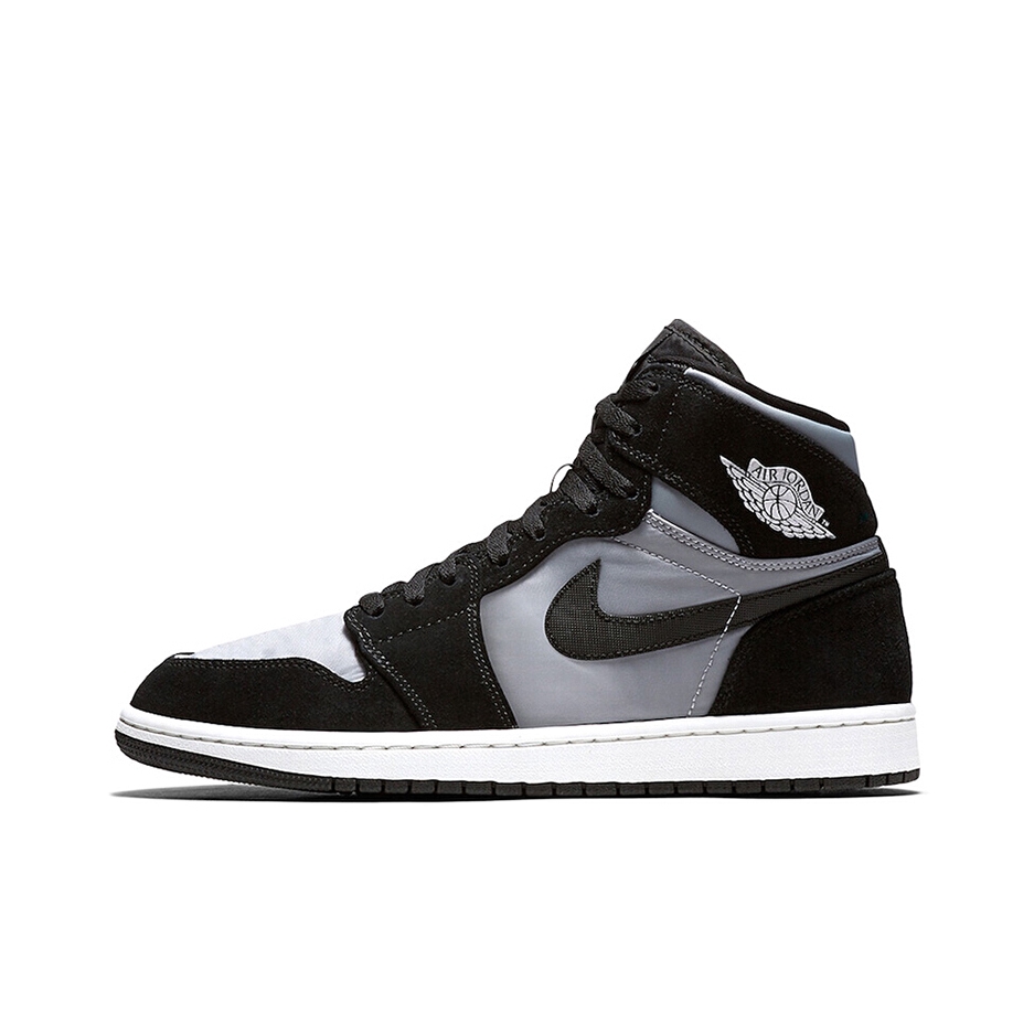 推荐商品：Air Jordan 1 板鞋 运动休闲鞋 复古潮流支撑合成革 PREM Black/Wolf Grey White OG/男款/高帮/白色/黑色