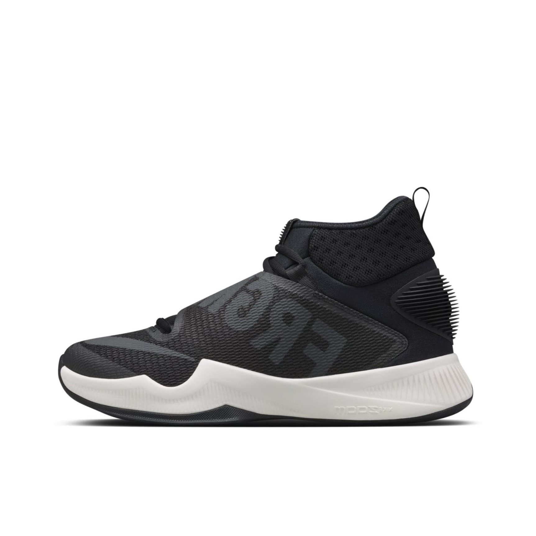 推荐商品：Nike Zoom Hyperrev 2016 复古 防滑耐磨 减震实战 轻便透气 包裹性 舒适百搭 圆头 织物 中帮 篮球鞋 Black 藤原浩联名/黑