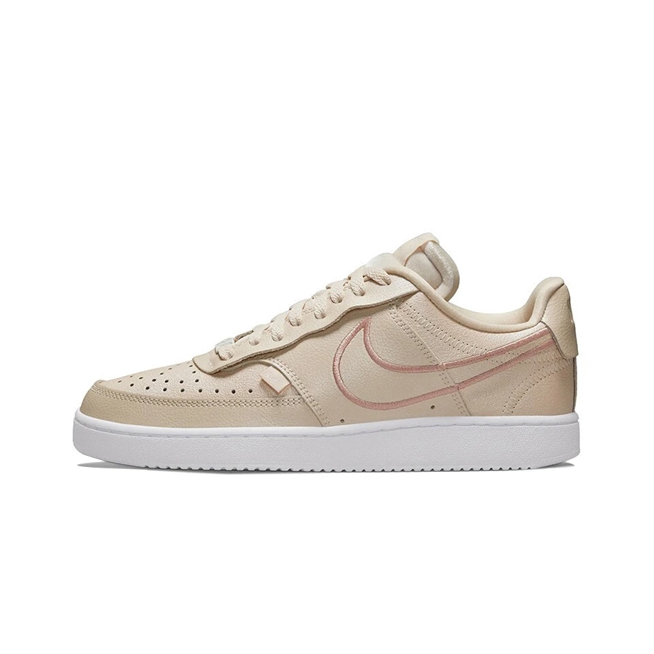 推荐商品：Nike Court Vision 板鞋 复古缓震抓地防滑轻便 低帮/粉色/白色