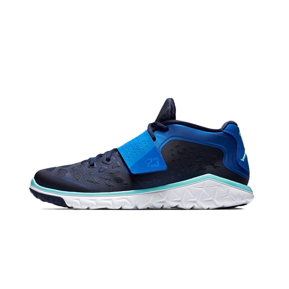 推荐商品：Jordan Flight Flex Trainer 2 训练鞋 防滑减震耐磨低帮 Blue/Navy 淡蓝/深蓝