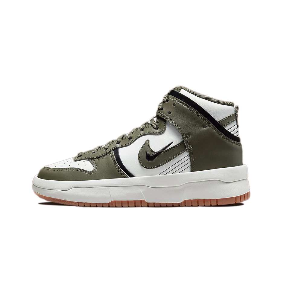 推荐商品：Nike Dunk 板鞋 经典复古百搭 Cargo Khaki 高帮/白色/工装绿