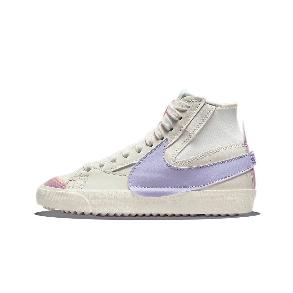 推荐商品：Nike Blazer 板鞋 经典复古防滑舒适百搭 帆白/粉桔/釉粉