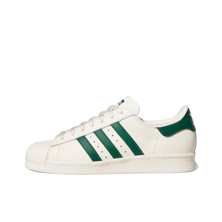 推荐商品：【宋雨琦同款】 adidas Originals Superstar 板鞋 轻便贝壳头薄底舒适百搭耐磨复古 米白/草绿/白绿
