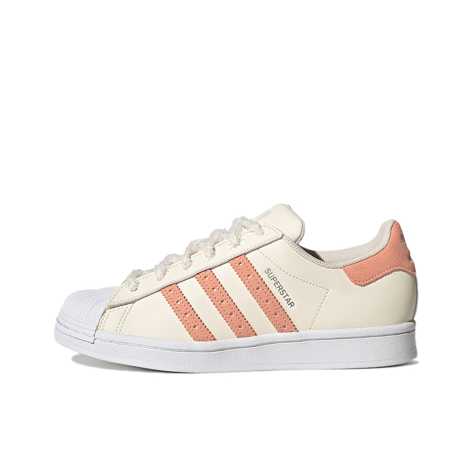 推荐商品：【宋雨琦同款】 adidas Originals Superstar 板鞋 轻便贝壳头薄底舒适百搭耐磨复古 米色/粉色