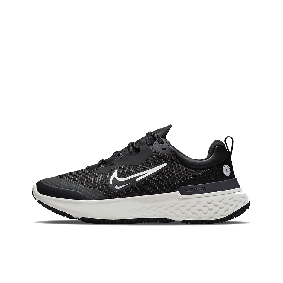 推荐商品：Nike React Miler 2 跑鞋 潮流防滑缓震耐磨轻便透气织物回弹合成革泡棉 黑色/白色