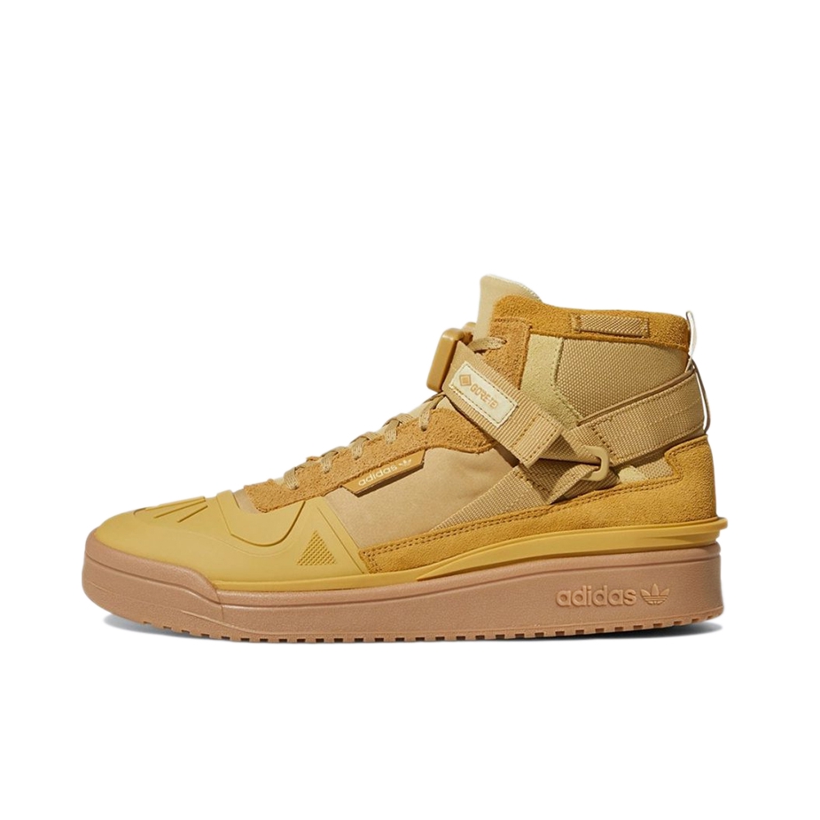 推荐商品：adidas Originals Forum 板鞋 轻便复古防滑时尚魔术贴篮球风薄底包裹性 高帮/小麦色
