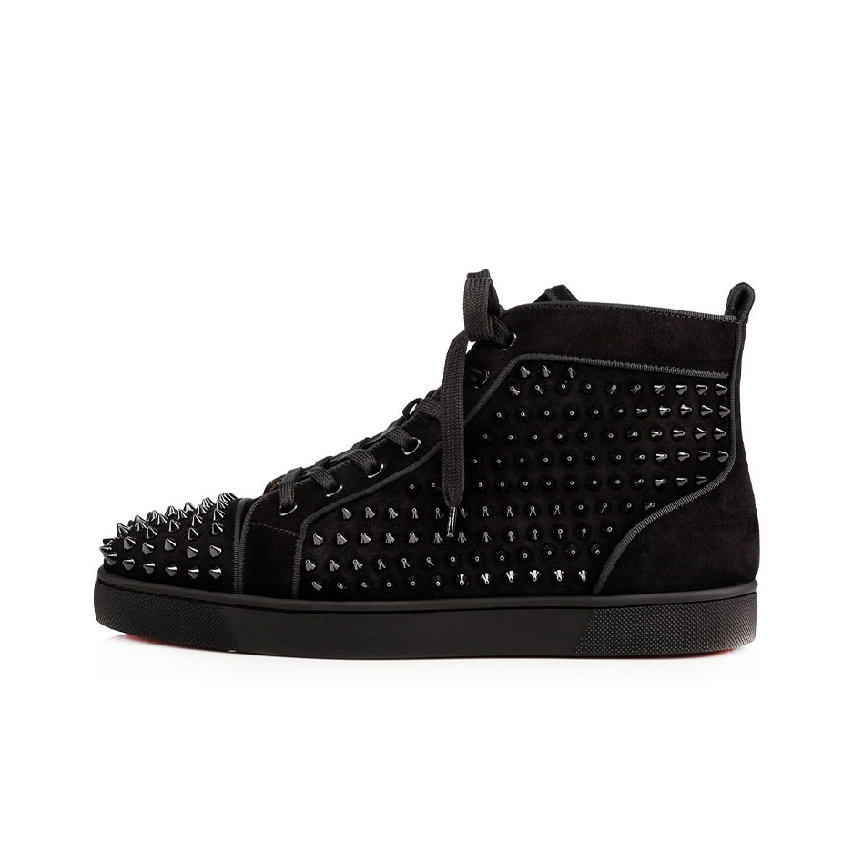 推荐商品：Christian Louboutin 舒适透气 防滑耐磨 圆头 时尚百搭 运动休闲鞋 3210381 黑色