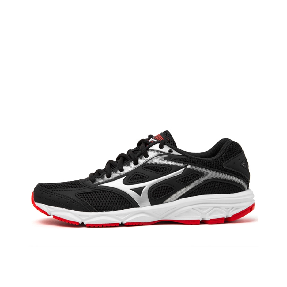 推荐商品：Mizuno/美津浓 Spark 4 减震耐磨 网布透气 舒适回弹 运动休闲鞋 黑银橙
