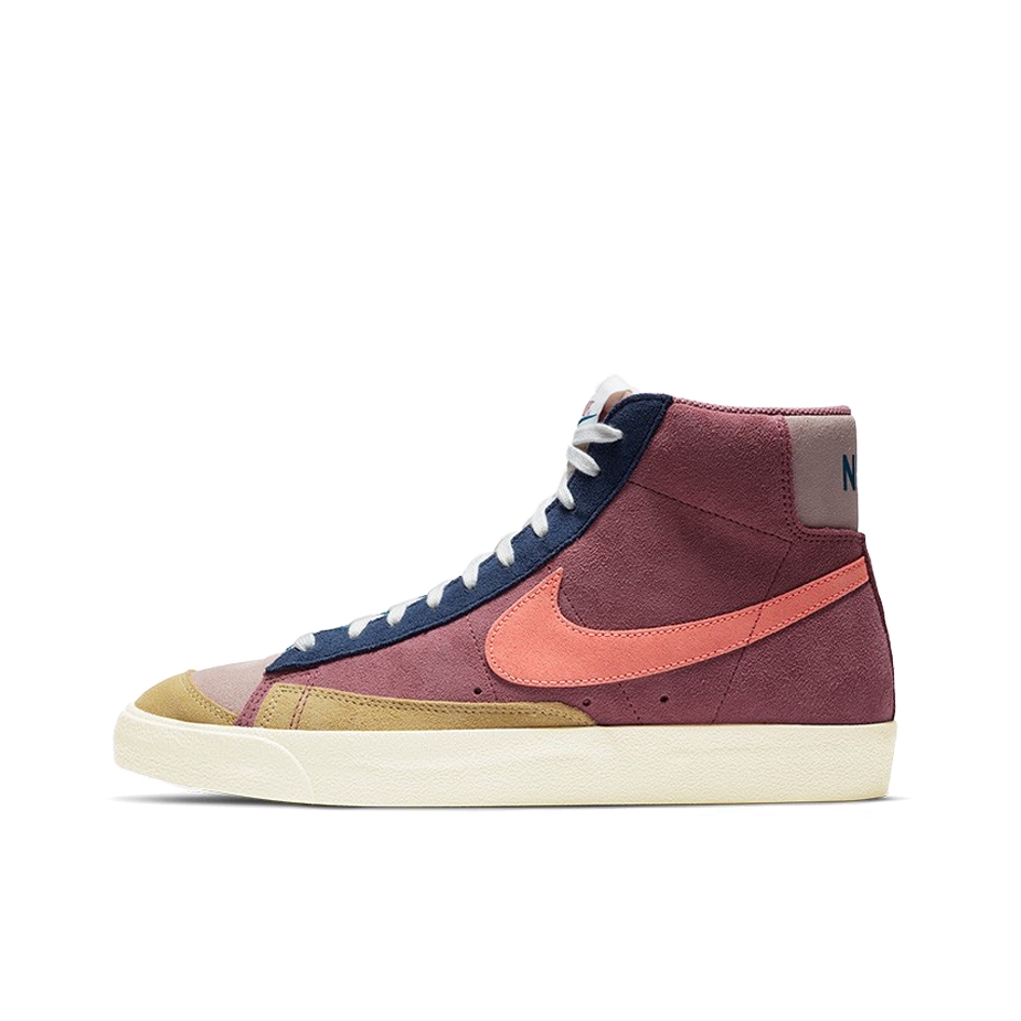 推荐商品：Nike Blazer 板鞋 经典复古防滑舒适百搭 VNTG WE Suede 中帮/淡莓红/原子粉/深藏青