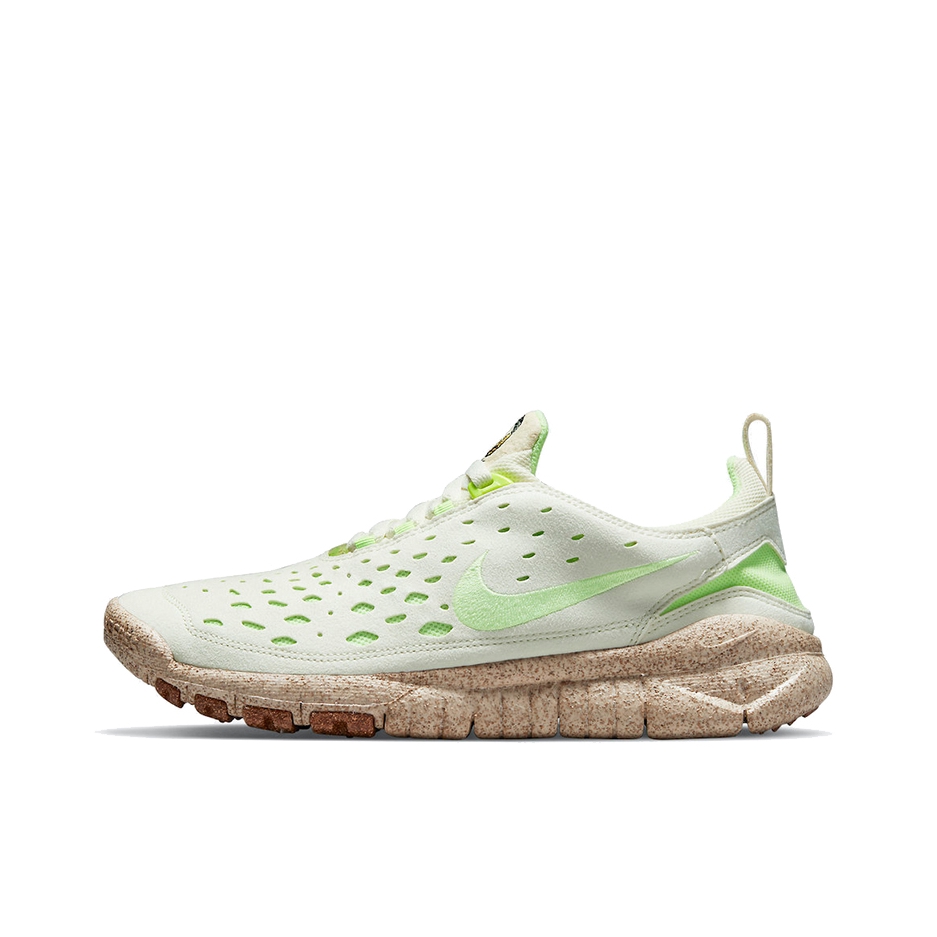 推荐商品：Nike Free Run Trail 跑鞋 缓震回弹舒适轻便防滑耐磨网面透气织物百搭赤足感 Happy Pineapple 霓虹绿