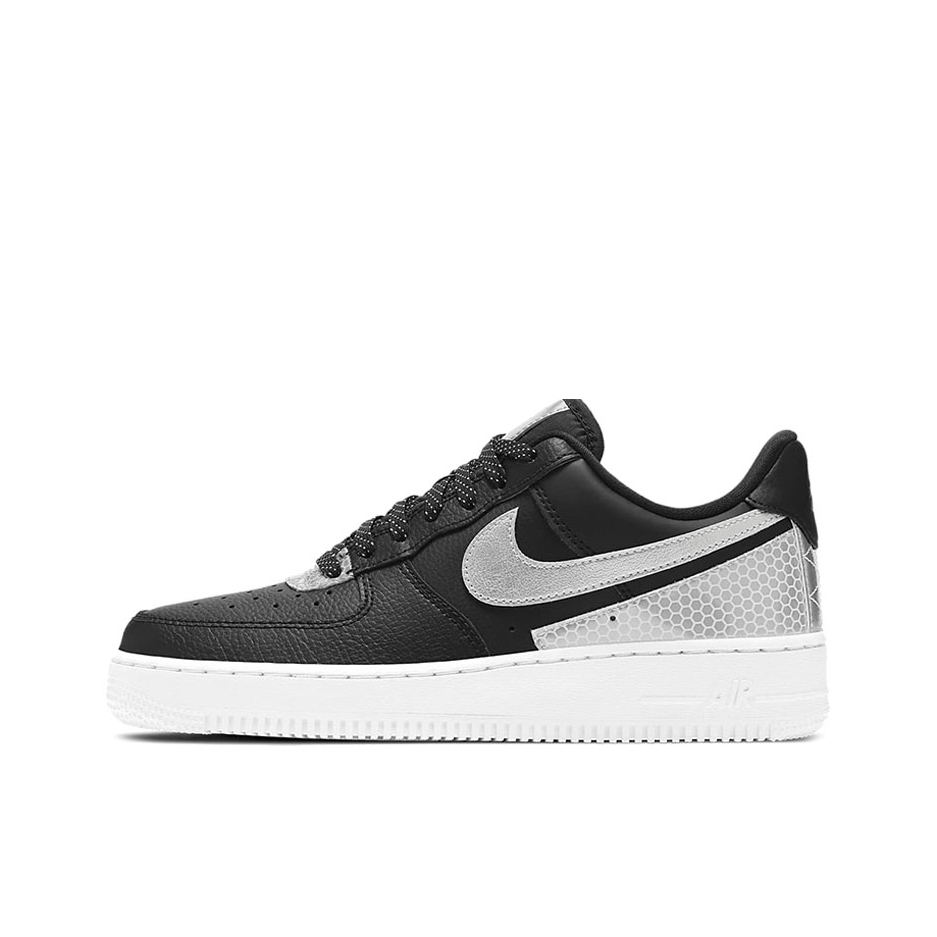 推荐商品：Nike Air Force 1 空军一号 板鞋 轻便舒适百搭耐磨防滑复古 低帮/3M反光/黑/银