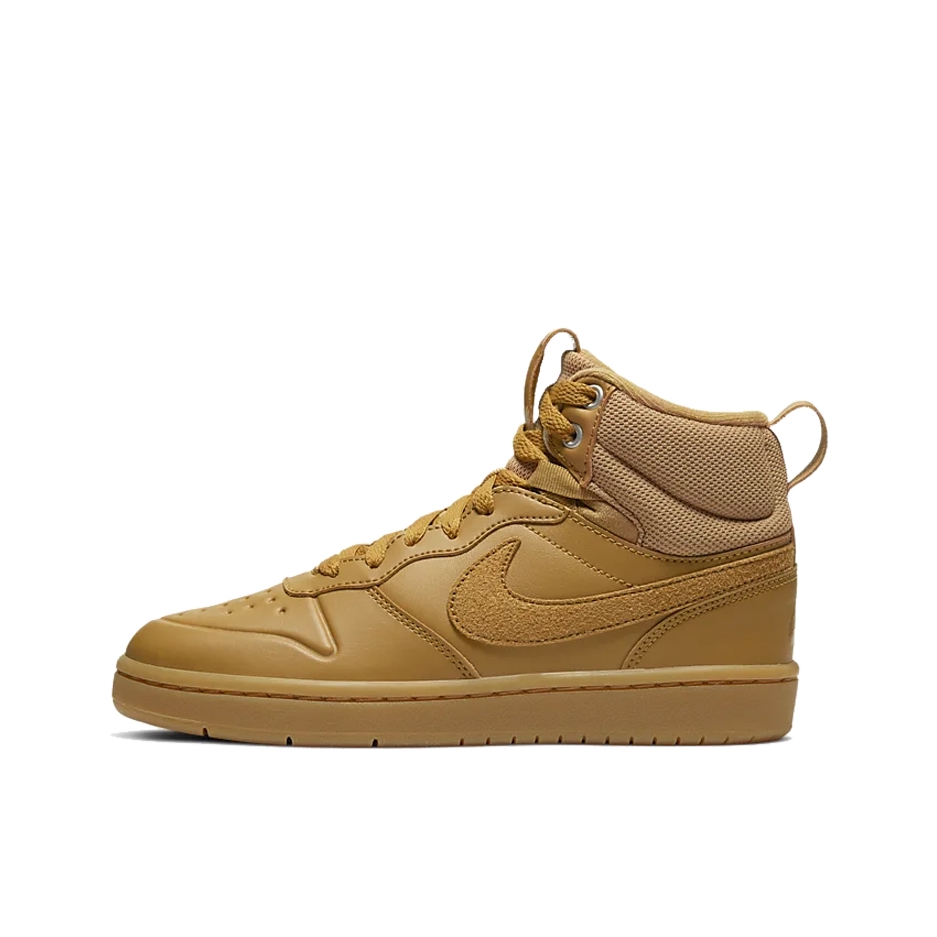 推荐商品：Nike Court Borough 2 板鞋 复古时尚支撑舒适百搭轻便防滑 Wheat 麦黄