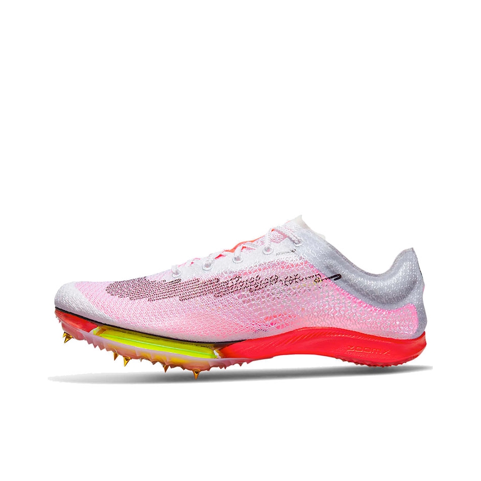 推荐商品：Nike Air Zoom Victory 1 气垫 碳板 轻便 简约时尚 田径 织物 钉鞋 跑鞋 粉色/黄色
