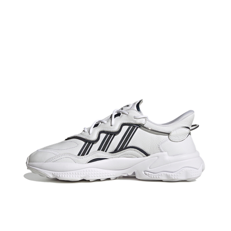 推荐商品：adidas Originals Ozweego 耐磨透气 百搭简约 舒适时尚 缓震 复古运动 网面 老爹鞋 白色/黑色