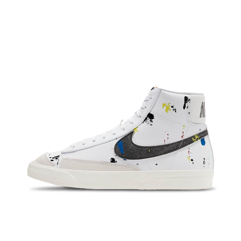 推荐商品：Nike Blazer 板鞋 经典复古防滑舒适百搭 中帮/白色/黑色/油漆喷溅
