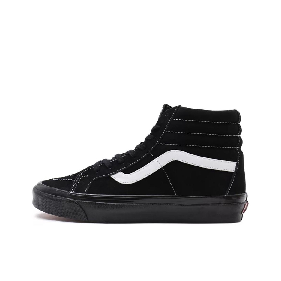 推荐商品：Vans/范斯 SK8-Hi 板鞋 潮流经典拼接复古街头厚底 正黑白