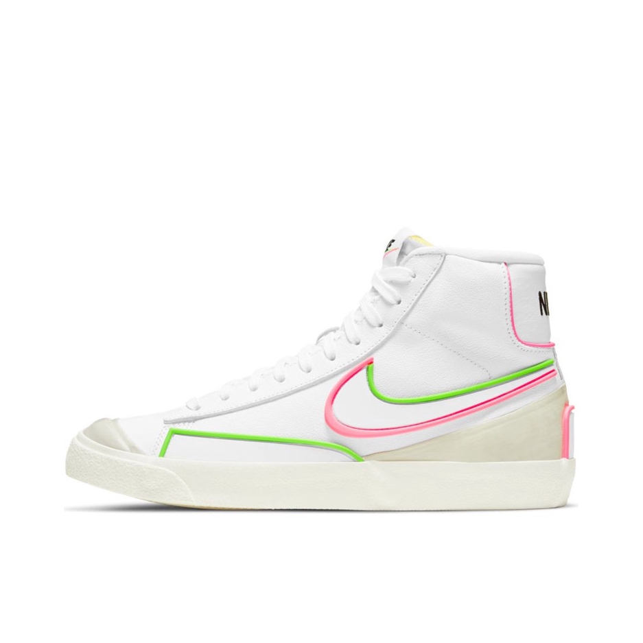 推荐商品：Nike Blazer 板鞋 经典复古防滑舒适百搭 Infinite 白色/浅绿/粉红