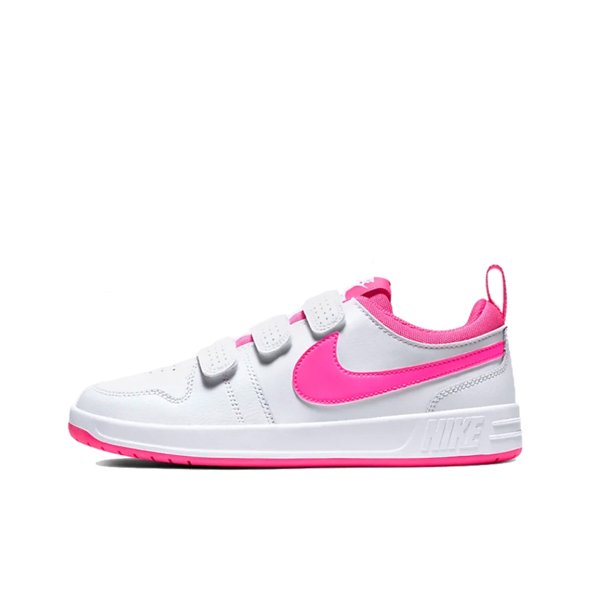 推荐商品：Nike Pico 5 复古休闲 缓震耐磨 轻便百搭 魔术贴 板鞋 DeepPink/White 白粉