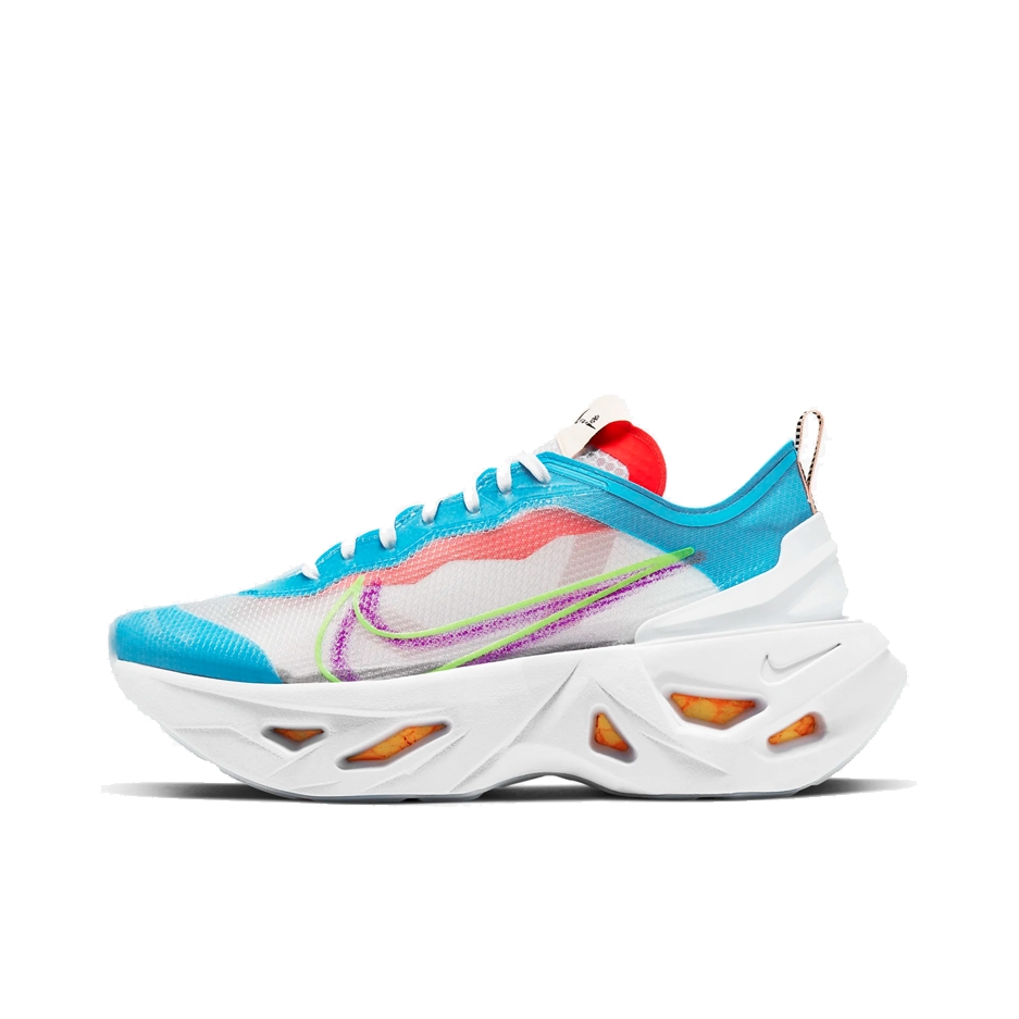 推荐商品：Nike ZoomX Vista Grind 运动休闲鞋 缓震耐磨轻便舒适厚底圆头 White/Blue 白蓝