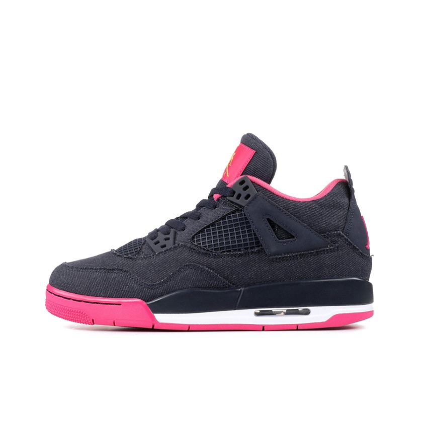 推荐商品：Air Jordan 4 运动休闲鞋 舒适缓震防滑耐磨复古简约时尚百搭支撑织物合成革轻质 Denim 丹宁布