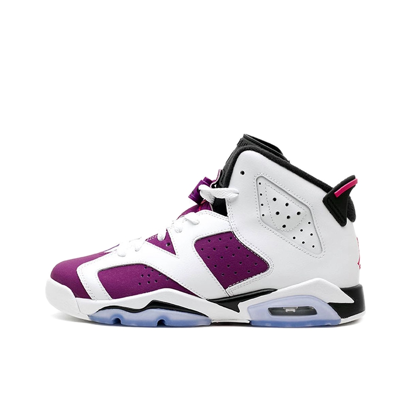 推荐商品：Air Jordan 6 运动休闲鞋 复古耐磨防滑缓震支撑合成革 Grape 白色/紫葡萄