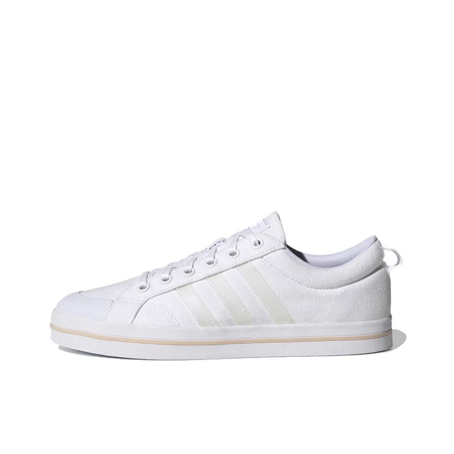 推荐商品：adidas neo Bravad 板鞋 耐磨复古休闲运动舒适透气防滑轻便 白黄