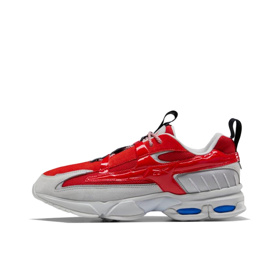 推荐商品：Reebok/锐步 Dmx6 Mmxx 运动休闲鞋 舒适透气防滑耐磨复古圆头减震 红色/白色