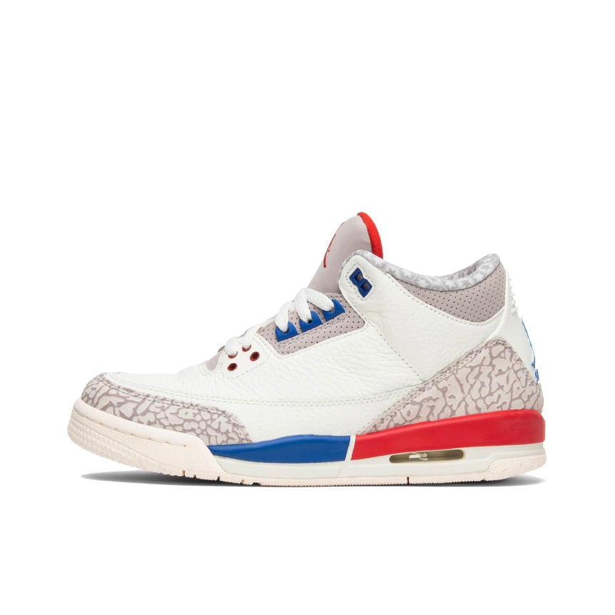 推荐商品：Air Jordan 3 运动休闲鞋 潮流复古抓地支撑缓震合成革圆头 International Flight  独立日