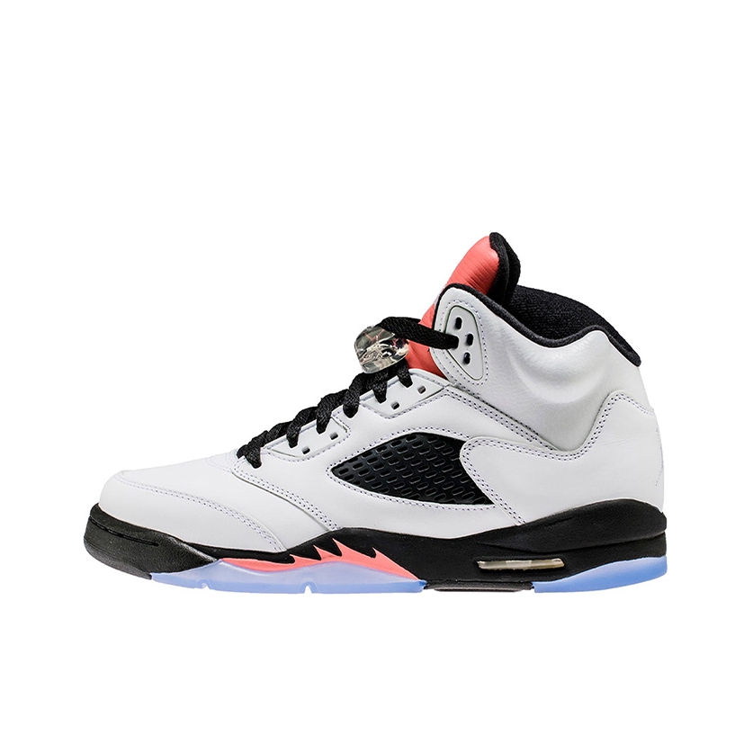 推荐商品：Air Jordan 5 运动休闲鞋 复古潮流透气防滑耐磨缓震实战支撑包裹性 Sunblush 三文鱼