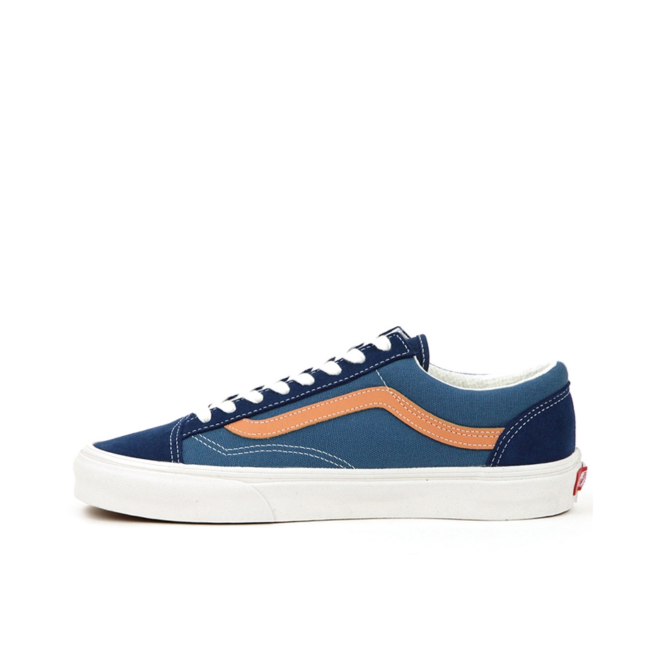 推荐商品：Vans/范斯 Style 36 滑板鞋 板鞋 舒适轻便防滑耐磨复古百搭帆布拼接防水运动 Sailor Blue 蓝粉
