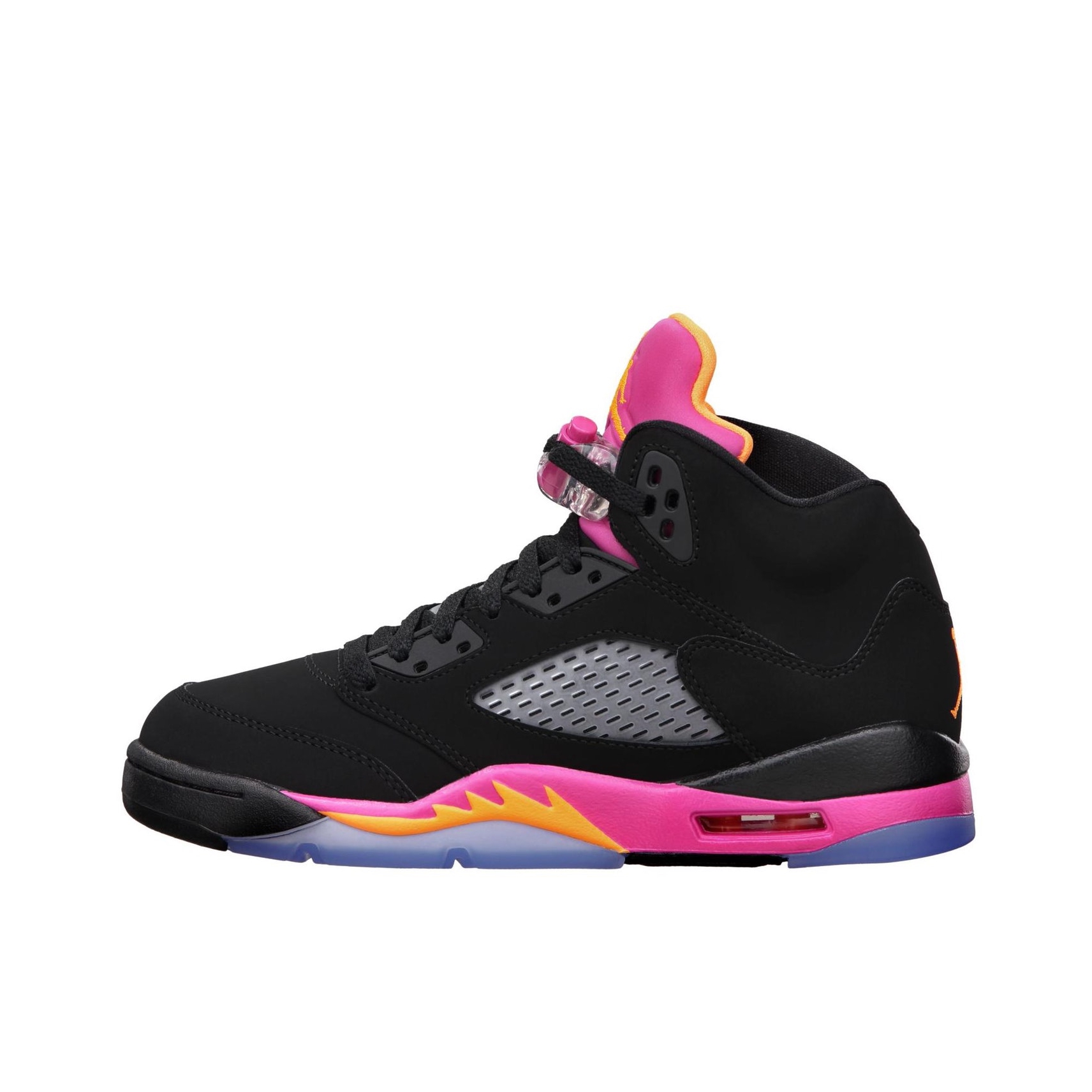 推荐商品：Air Jordan 5 运动休闲鞋 复古潮流透气防滑耐磨缓震实战支撑包裹性 Black Pink 佛罗里达