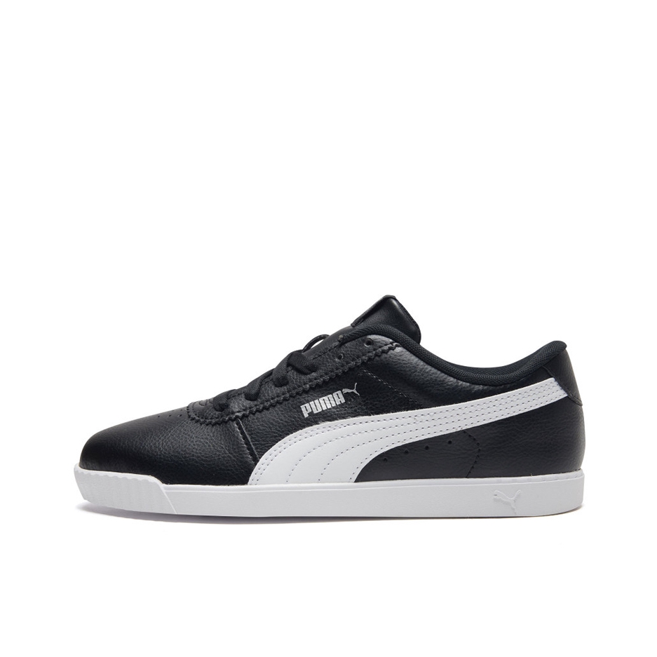 推荐商品：Puma/彪马 Carina 板鞋 防滑耐磨增高复古厚底运动防水 Black/White 黑白SLIM