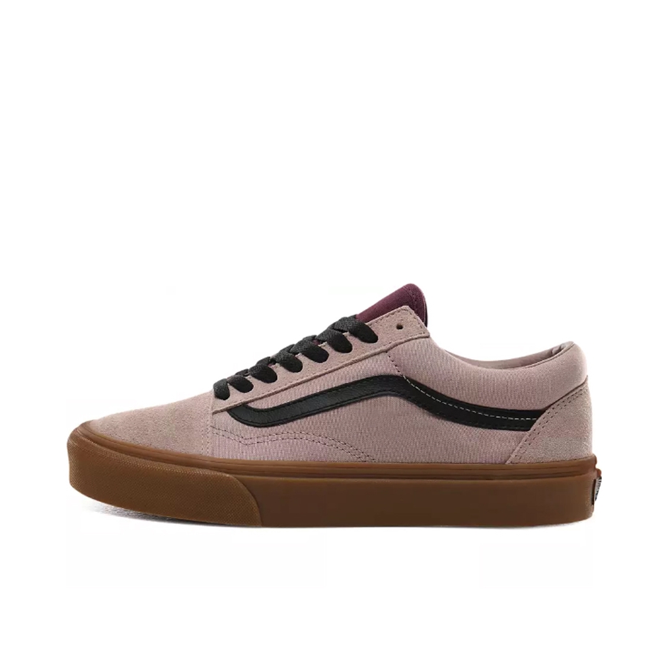 推荐商品：Vans/范斯 Old Skool 滑板鞋 板鞋 轻便防滑复古舒适经典 灰色/粉色/黑色