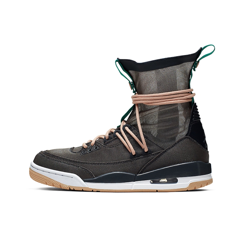 推荐商品：Air Jordan 3 运动休闲鞋 潮流复古抓地支撑缓震合成革圆头 SaddleBrown/Black 灰/黑