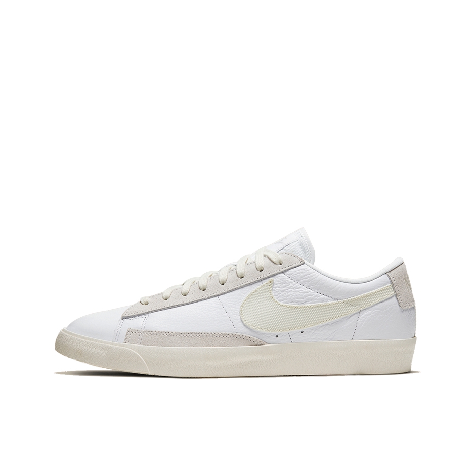 推荐商品：Nike Blazer 板鞋 经典复古防滑舒适百搭 白灰/荔枝皮Low