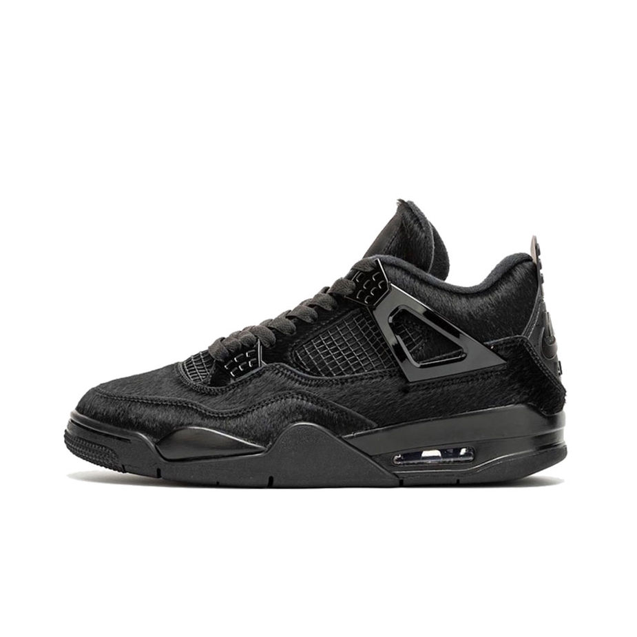 推荐商品：Air Jordan 4 运动休闲鞋 舒适缓震防滑耐磨复古简约时尚百搭支撑织物合成革轻质 PonyHair Olivia Kim联名/黑马毛