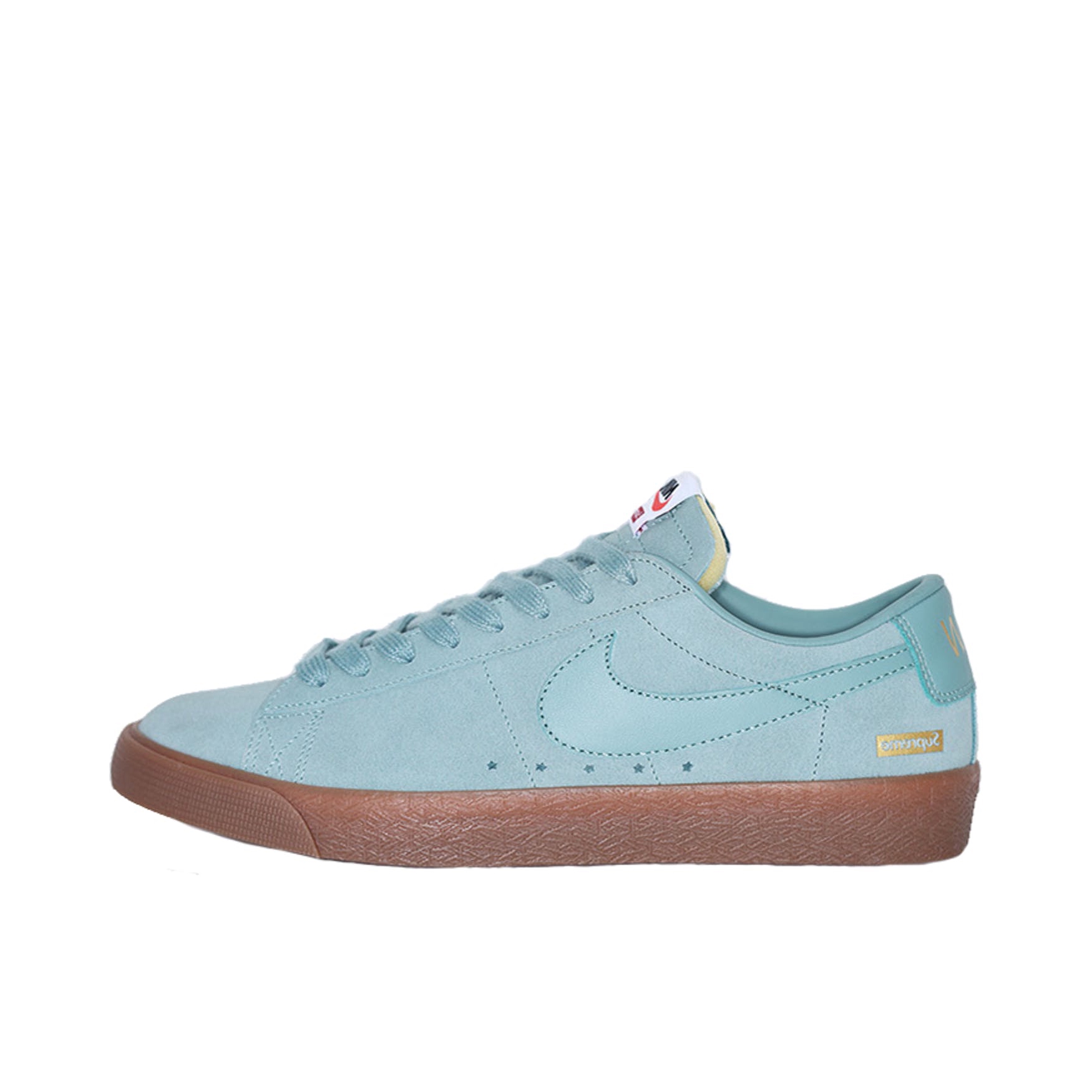 推荐商品：Nike Blazer 板鞋 经典复古防滑舒适百搭 Cannon Sup联名/薄荷绿