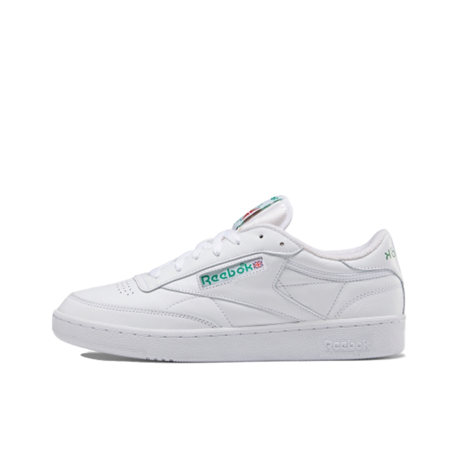 推荐商品：Reebok/锐步 Club C 潮流复古 百搭 舒适轻便 防滑耐磨 运动 T头 板鞋 白色/革面