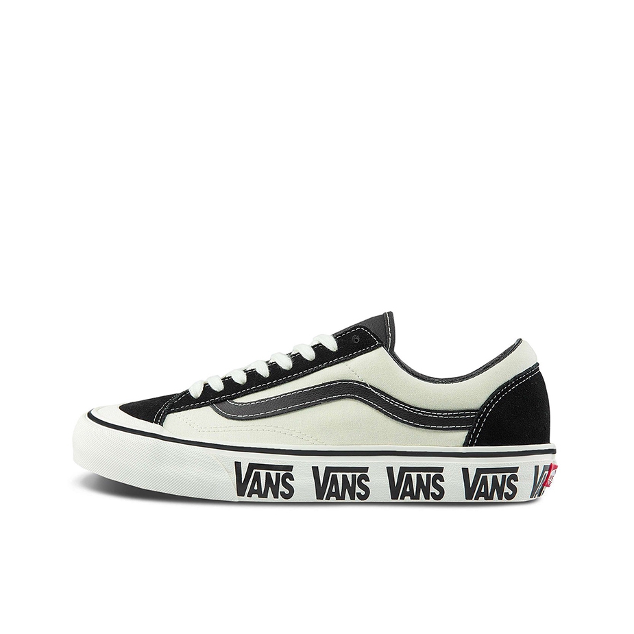 推荐商品：Vans/范斯 Style 36 滑板鞋 板鞋 舒适轻便防滑耐磨复古百搭帆布拼接防水运动 黑色/白色/米白