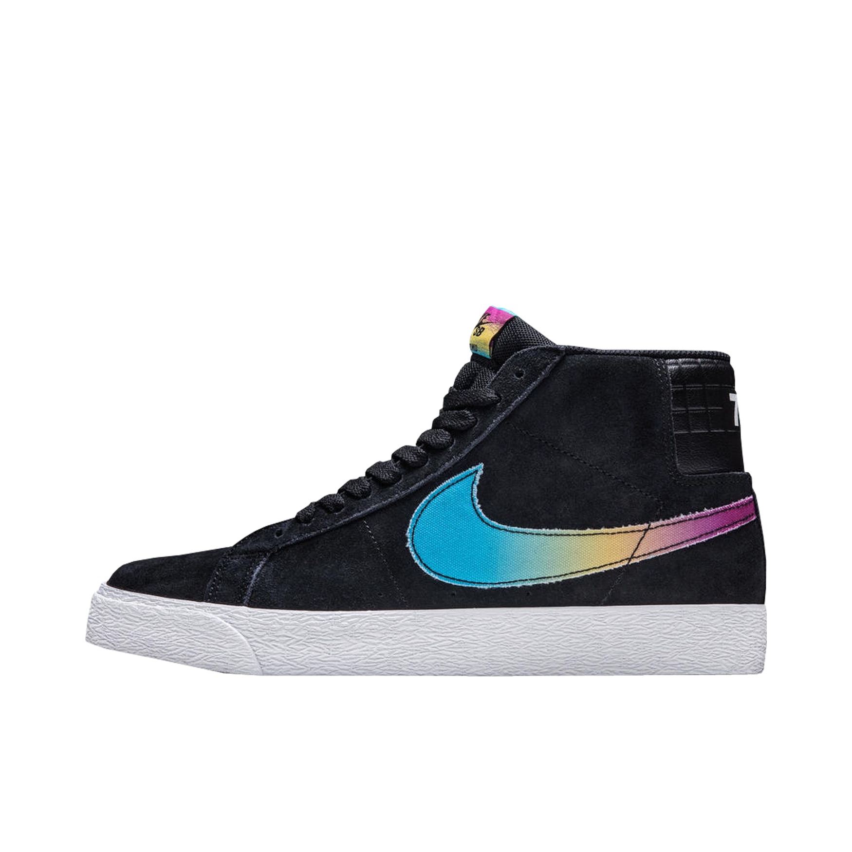 推荐商品：Nike SB Blazer Zoom 滑板鞋 板鞋 拼接时尚复古防滑耐磨透气运动休闲舒适百搭 Lance Mountain Black 黑镭射