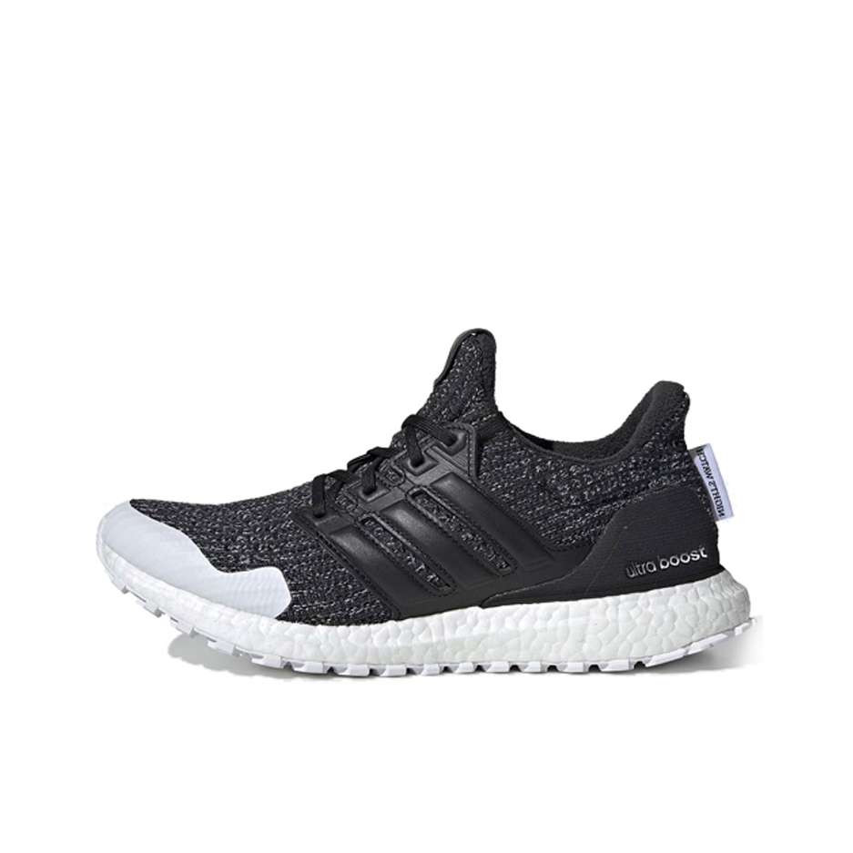 推荐商品：adidas UltraBoost 4.0 跑鞋 经典缓震透气防滑耐磨织物支撑抗扭转长跑轻运动圆头 Night Watch 权力的游戏联名/守夜人