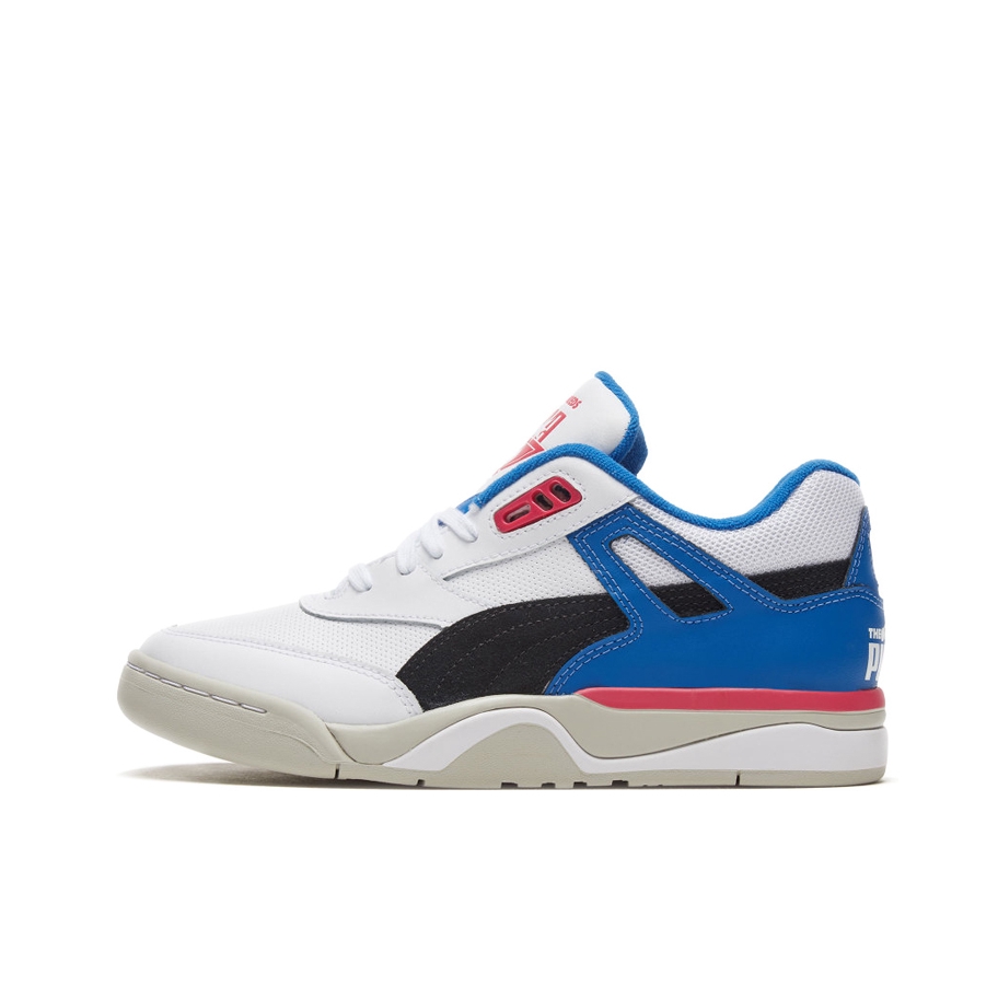 推荐商品：Puma/彪马 Court Classic 板鞋 复古百搭防滑耐磨轻便透气舒适减震包裹性 The Hundreds联名/白蓝黑