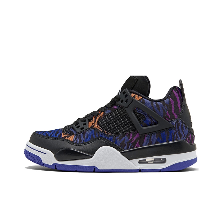 推荐商品：Air Jordan 4 运动休闲鞋 舒适缓震防滑耐磨复古简约时尚百搭支撑织物合成革轻质 A Tiger-Striped 虎纹