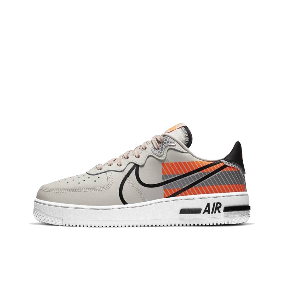 推荐商品：Nike Air Force 1 空军一号 板鞋 轻便舒适百搭耐磨防滑复古 3M联名/灰色/橙色