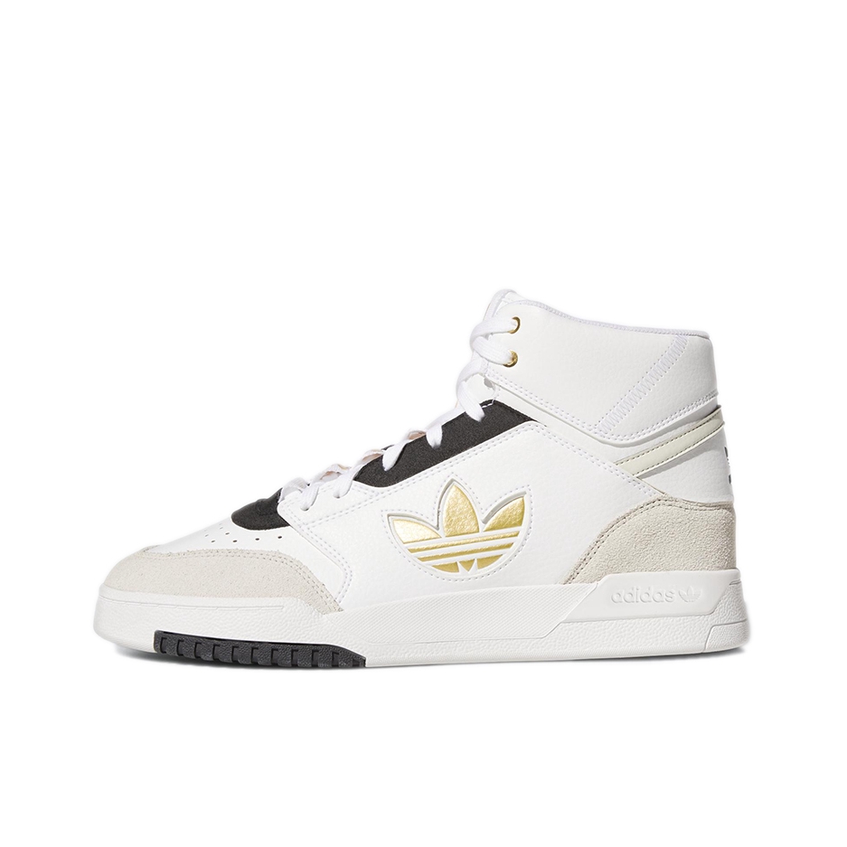推荐商品：adidas Originals Drop Step 板鞋 复古耐磨透气舒适百搭 CNY/新年限定/白黑金