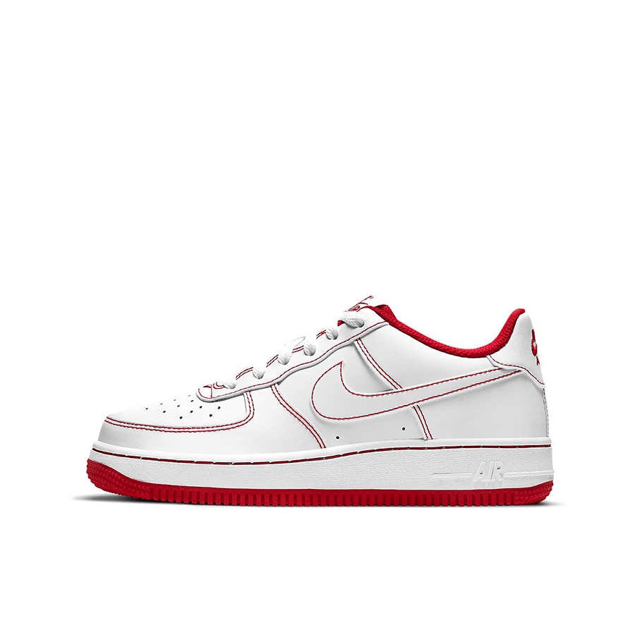 推荐商品：Nike Air Force 1 空军一号 板鞋 轻便舒适百搭耐磨防滑复古 White/Red GS/低帮/小洛克公园
